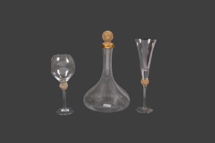 2 986 ΚΑΡΑΦΑ SK2211588 H32cm ΠΟΤΗΡΙ SP2200760 22cm ΠΟΤ. ΣΑΜΠΑΝΙΑΣ SS2221580 H28cm