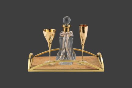 84.ΔΙΣΚΟΣ NW243380 30cm ΚΑΡΑΦΑ MG901980 12xH1cm ΠΟΤΗΡΙ GP401190 22cm ΠΟΤ. ΣΑΜΠΑΝΙΑΣ GS401090 24cm